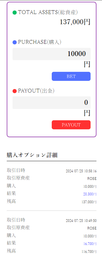 藤堂成一 Trading System 取引
